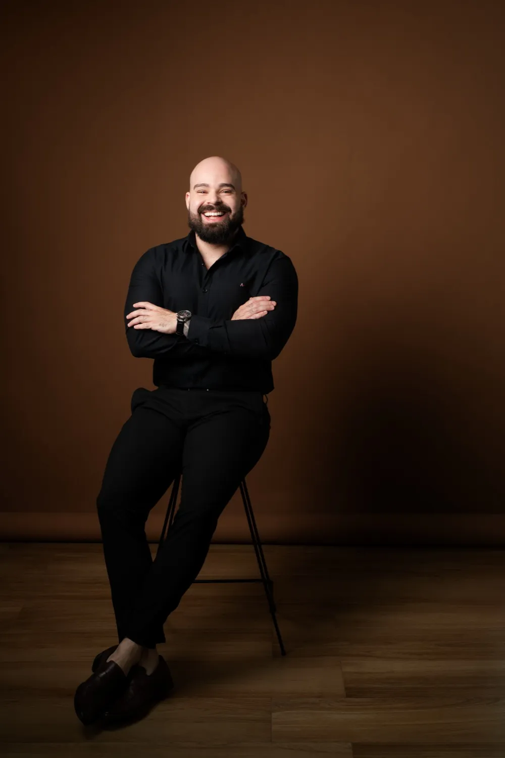 Luan Costa, nutricionista, pronto para começar seu acompanhamento